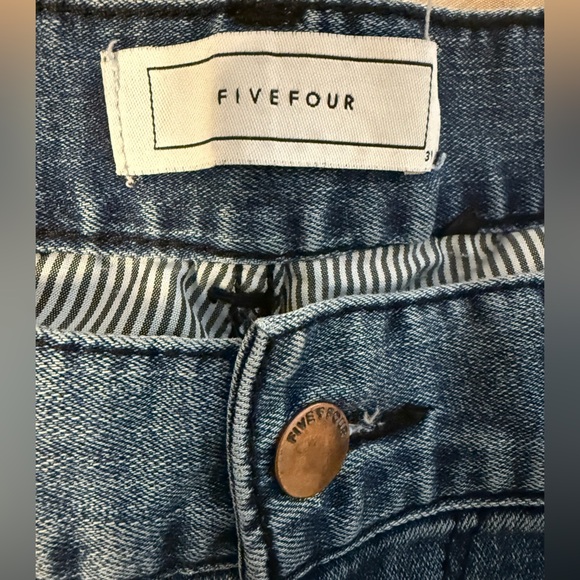 Five Four Women's Straight Leg Jeans in Blue Denim - Picture 2 of 8